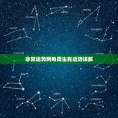 非常运势网每周生肖运势详解，2015运势生肖