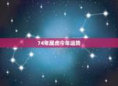74年属虎今年运势，74年属虎的今年财运怎么样？