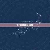 67年羊每月运程，67年属羊的人54岁有一难