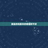 属鼠的和属羊的婚姻好不好，羊鼠千万别在一起