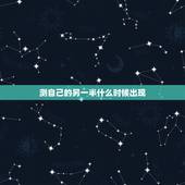 测自己的另一半什么时候出现，测测我的另一半什么时候出现？谢谢