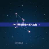2022财运更好的五大生肖，2022年必有喜事的生肖