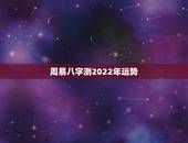 周易八字测2022年运势，2022运势测试免费