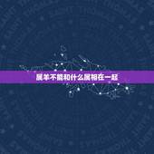 属羊不能和什么属相在一起，属羊不能和什么属相在一起工作