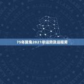 75年属兔2021年运势及运程男，75年属兔2021年运势及运程男