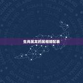 生肖属龙的属相婚配表，生肖龙跟什么最配，属龙的属相婚配表
