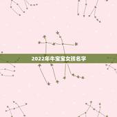 2022年牛宝宝女孩名字，女孩漂亮有涵养的名字