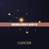 属相婚配运势表大全两只羊，属羊的和什么属相相配