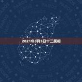 2021年3月5日十二属相，2021香港十二生肖码表