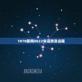 1970属狗2022年运势及运程，1970年正月十六日辰时人在2022