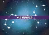 11月射手座运势，11月24日出生的射手座今年运势