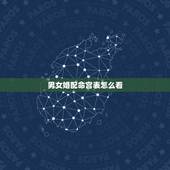 男女婚配命宫表怎么看，十二生肖男女婚配表