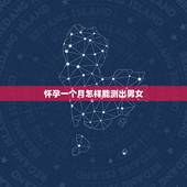 怀孕一个月怎样能测出男女，九个最准怀男孩征兆