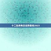 十二生肖每日运势查询2023