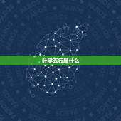 叶字五行属什么，我想两台电脑共享。