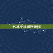 十二生肖今日运势每日运程，十二生肖中，哪种动物是用运气过日子，