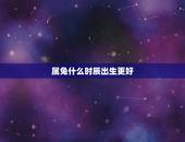 属兔什么时辰出生更好，属兔的那个时辰出生更好
