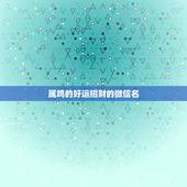 属鸡的好运招财的微信名，属鸡的微信名字大全