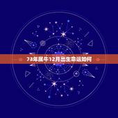 73年属牛12月出生命运如何，73年属牛的农历正月十二命运如何