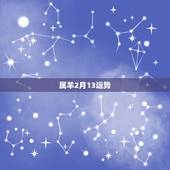 属羊2月13运势，属羊人今天运势