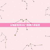 公司起名字2021免费八字起名，公司起名字2021免费八字起名？