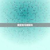 属蛇和马相配吗，属蛇和属马的人配吗