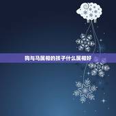 狗与马属相的孩子什么属相好，属马和属蛇的生什么属相的孩子好