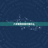 八字里有伤官代表什么，代表伤官的字