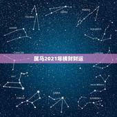 属马2021年横财财运，属马人2021年财运