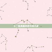 十二生肖属羊的今年几岁，十二生肖排序属鸡的今年几岁