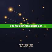 2022双鱼座12月运势苏珊米勒，2022双鱼座全年运势女