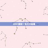 2001属蛇一生三大劫难，85年属牛一生三大劫难
