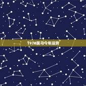 1978属马今年运势，1978年属马44岁运势