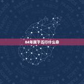 84年属于五行什么命，84年属鼠是什么命