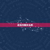 近五行属什么的，近的五行属什么