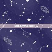 53年出生的属相属什么，1953年属相是什么
