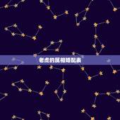 老虎的属相婚配表，属虎的和什么属相最配