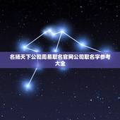 名扬天下公司周易取名官网公司取名字参考大全