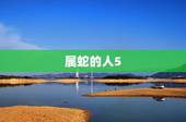 属蛇的人5.月运势，属蛇人今年运气