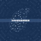 女鸡的最佳属相婚配表，女属鸡和什么属相最配