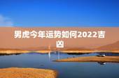 男虎今年运势如何2022吉凶，2022 年虎女运势