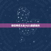 微信网名大全2022最新版的，微信网名大全2023最新版的简单