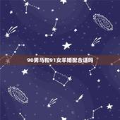 90男马和91女羊婚配合适吗，90年男马和91年女羊婚姻能长久吗？