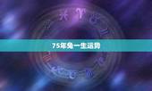 75年兔一生运势，属兔75年兔的运程