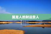 属龙人的财运贵人，76年属龙人今年财运如何
