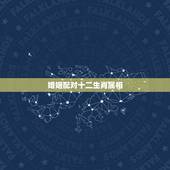 婚姻配对十二生肖属相，十二生肖属相婚姻匹配