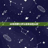 68年的猴53岁以后命运怎么样，53岁属猴今年下半年咋样