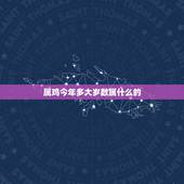 属鸡今年多大岁数属什么的，属猪的今年多大