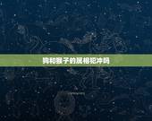 狗和猴子的属相犯冲吗，生肖猴和什么属相相克