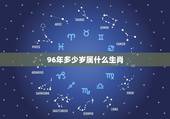 96年多少岁属什么生肖，1996年生肖属相是什么？